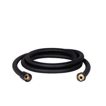 Нержавіючий шланг для душу Qtap Hadice 2м (чорний матовий) QT054BL43075