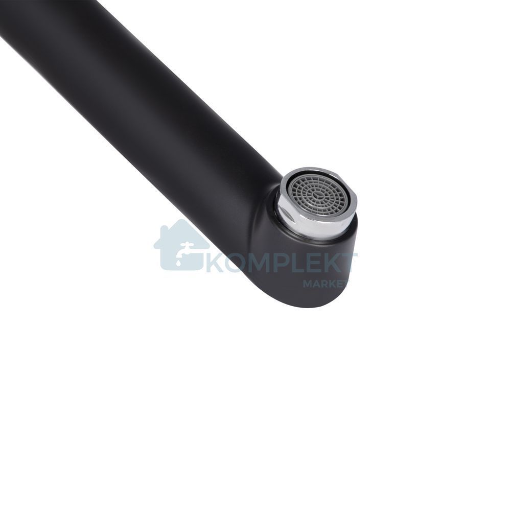 Змішувач для ванни довгий з ABS-пластику Brinex 35B 005 чорний/хром