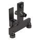 Латунний змішувач для ванни Qtap Gemini (з душовим гарнітуром) QTGEM259GMB45684 Gunmetal Black PVD
