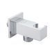 Підключення для душового шланга з тримачем для лійки Qtap Fixsit BH130 Chrome