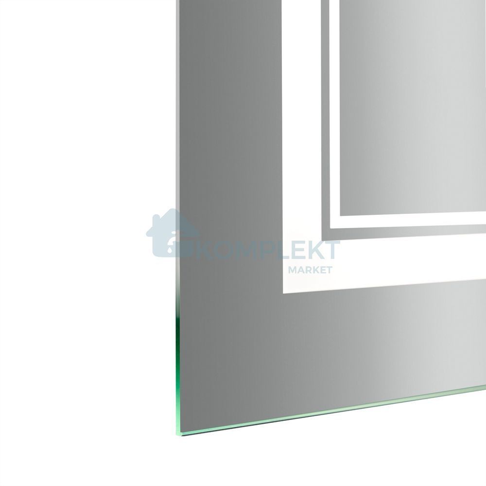 Прямокутне дзеркало у ванну Qtap Cardinal CA1 1200&times;800 мм з LED-підсвіткою, антизапотіванням, регулюванням світла 3000&ndash;6500K і димером, Ні