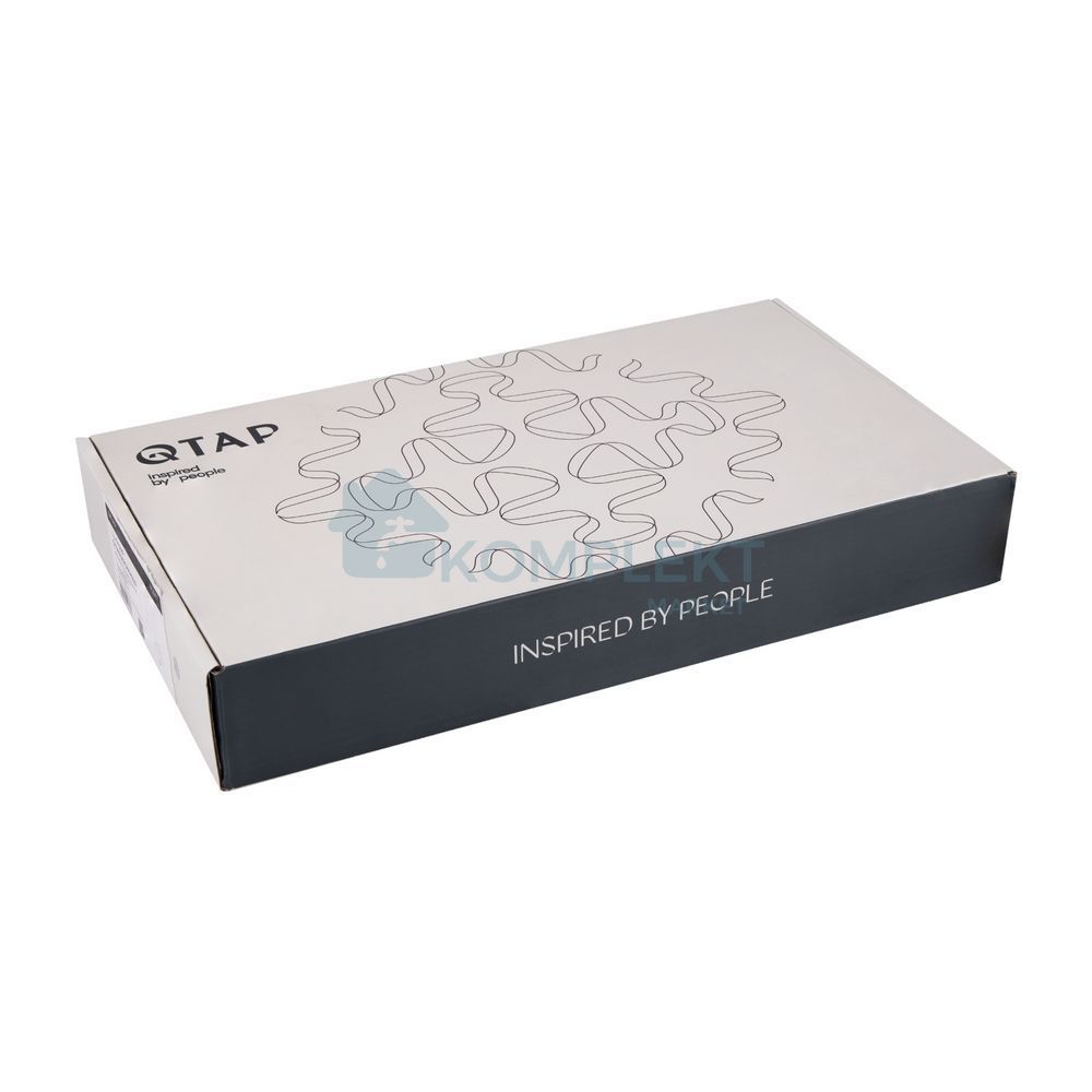 Змішувач для раковини латунний Qtap Vlasta New (високий вилив) QTVLA269CRM45652 Хром