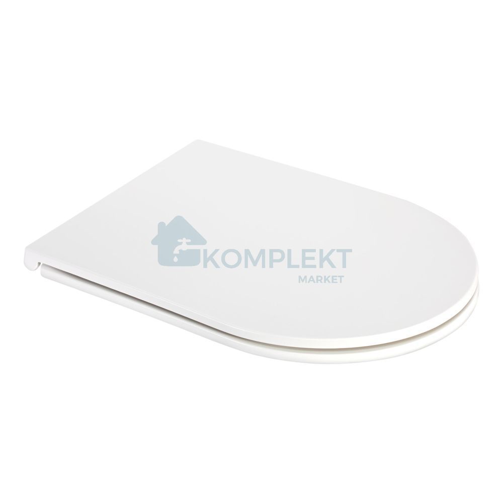 Унітаз підвісний Qtap Aries безобідковий з сідінням Soft-close QT0333063ERW