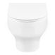 Унітаз підвісний Qtap Aries безобідковий з сідінням Soft-close QT0333063ERW