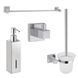 Набір аксесуарів для ванної Qtap Crow (Liberty) Chrome 1 (4 в 1)