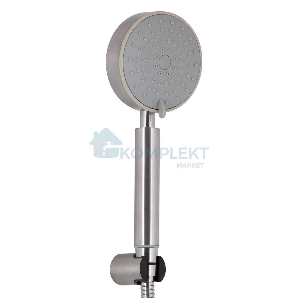 Змішувач для ванни з нержавіючої сталі Lidz Luna 005 LDLUN005NKS46093 Nickel