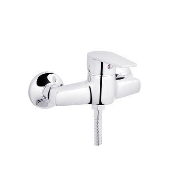 Змішувач для душу Kroner KRM Oker C050 (з душовим гарнітуром) хром