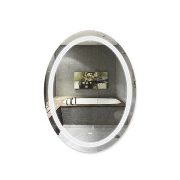 Дзеркало овальне Lidz Vida VI1 600х800 мм з LED-підсвіткою, димером та антизапотіванням, Ні