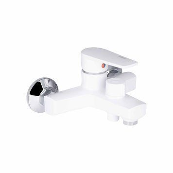 Змішувач для ванни з ABS-пластику Brinex 35W 006N білий/хром