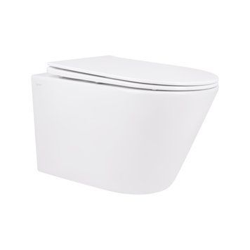 Унітаз підвісний Qtap Swan безобідковий з сідінням Soft-close QT16335178W