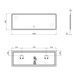 Дзеркало Qtap Tern 1400x500 з LED-підсвічуванням Touch, QT1778142750140W, Ні