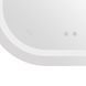 Дзеркало овальне Qtap Gemini GE1 700х500 з LED-підсвіткою, димером та антизапотіванням, Ні
