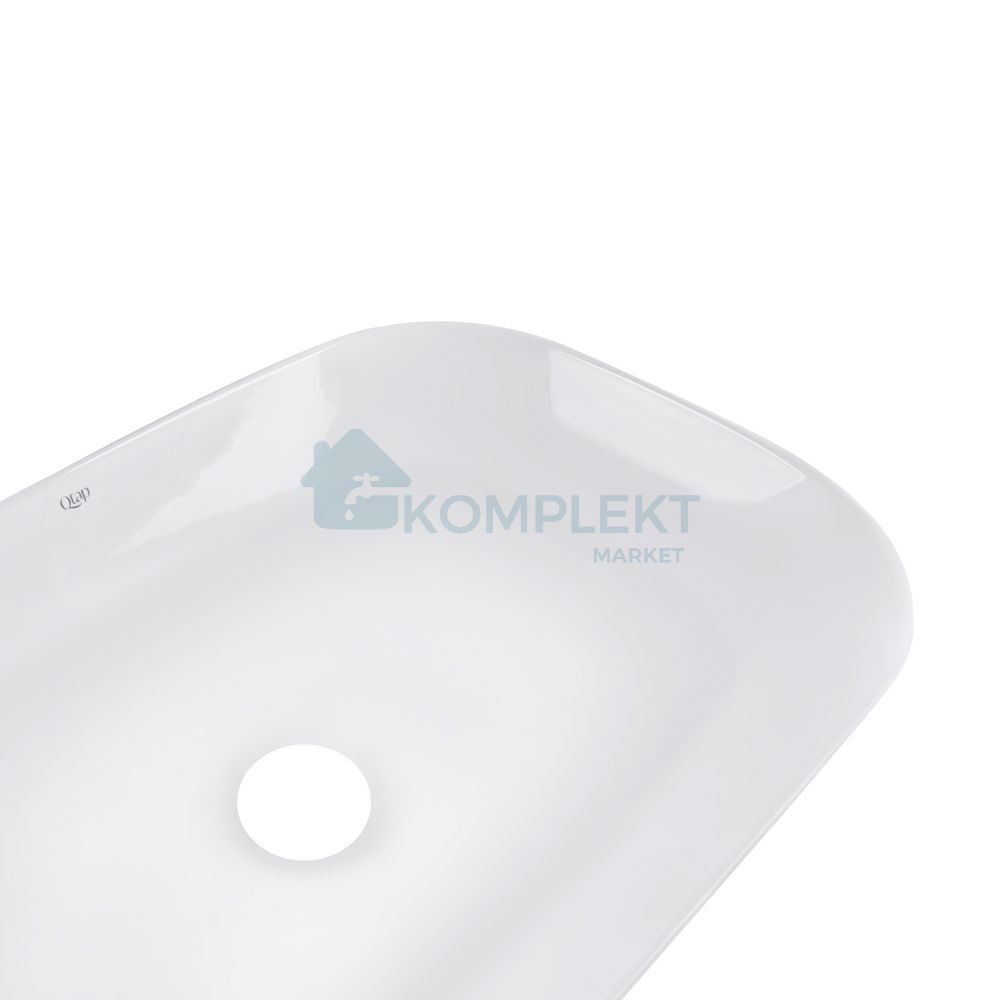 Раковина-чаша накладна Qtap Robin 610x400x145 White QT13112143PWN