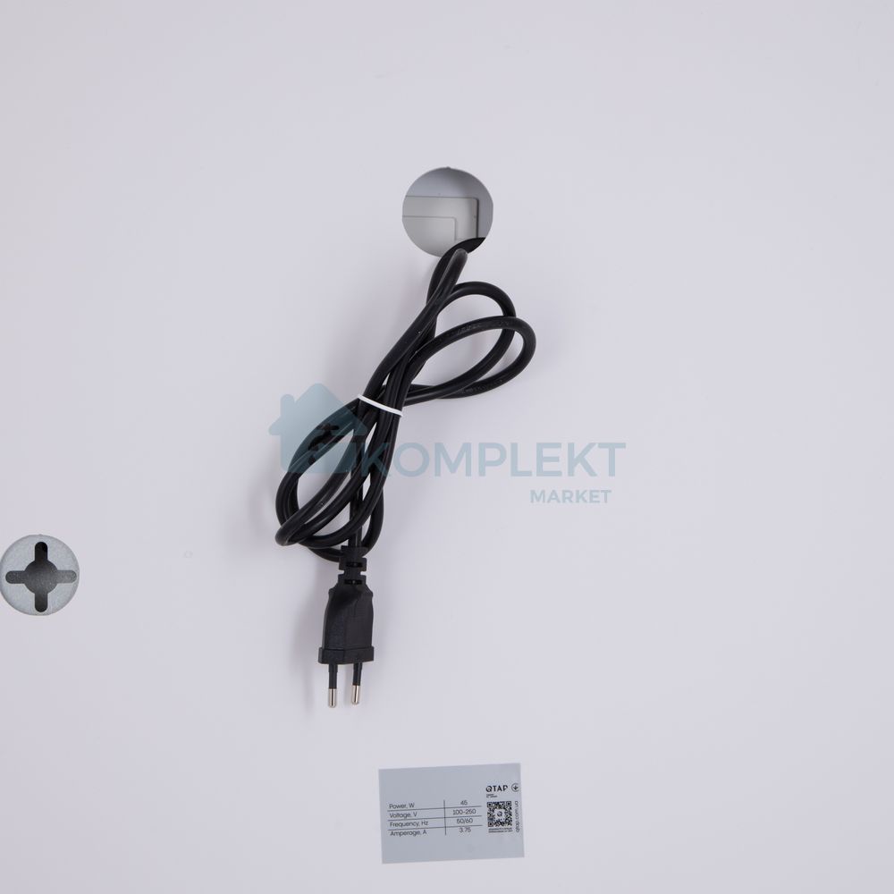 Дзеркало овальне Qtap Gemini 700х800 з LED-підсвічуванням Touch, з антизапотіванням, з димером, рег. темп. кольору (3000-6500K) Reverse QT2578R8070, Ні