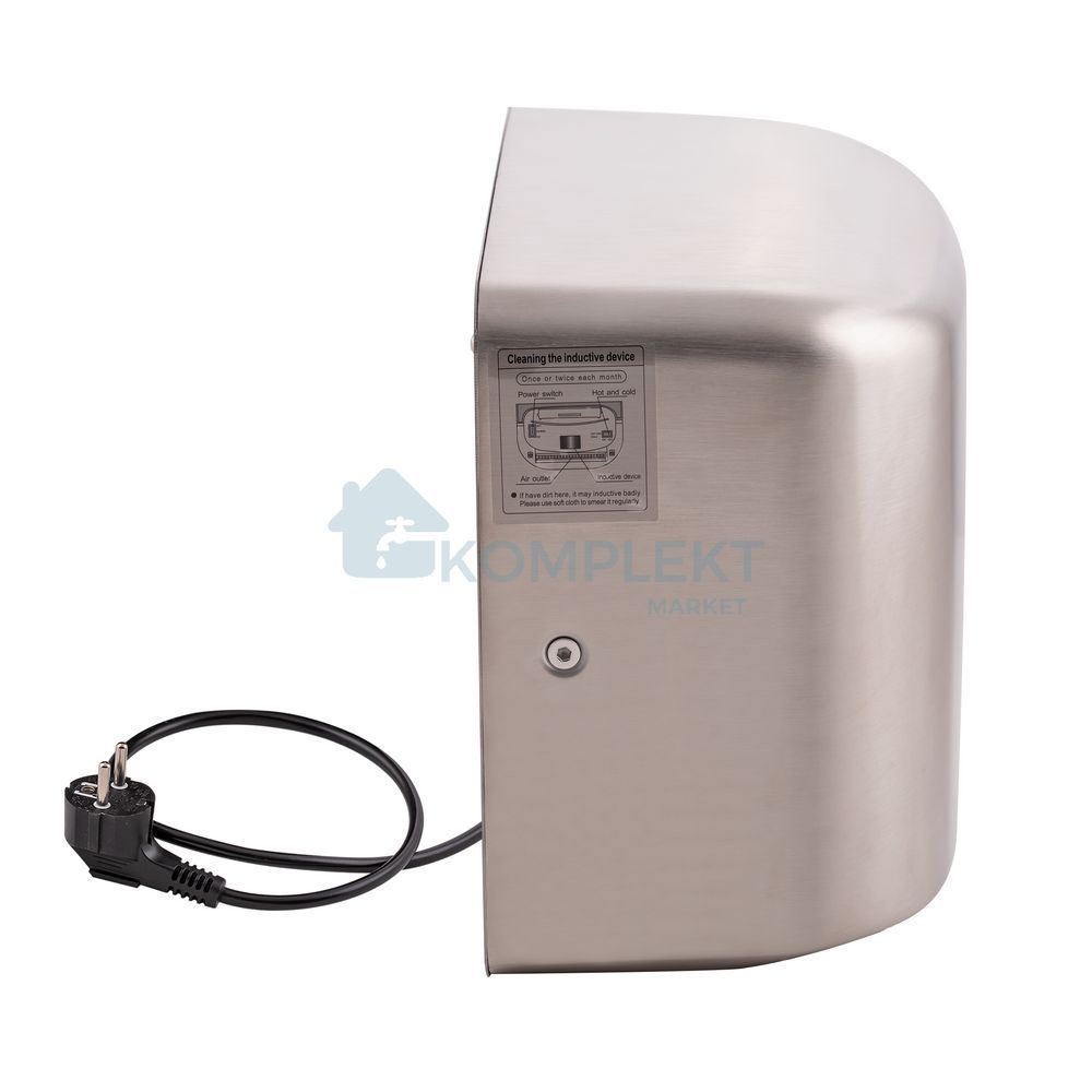 Сушарка для рук Qtap Pohodli 950Вт QTS950MS (Su&scaron;&iacute;c&iacute;) нікель