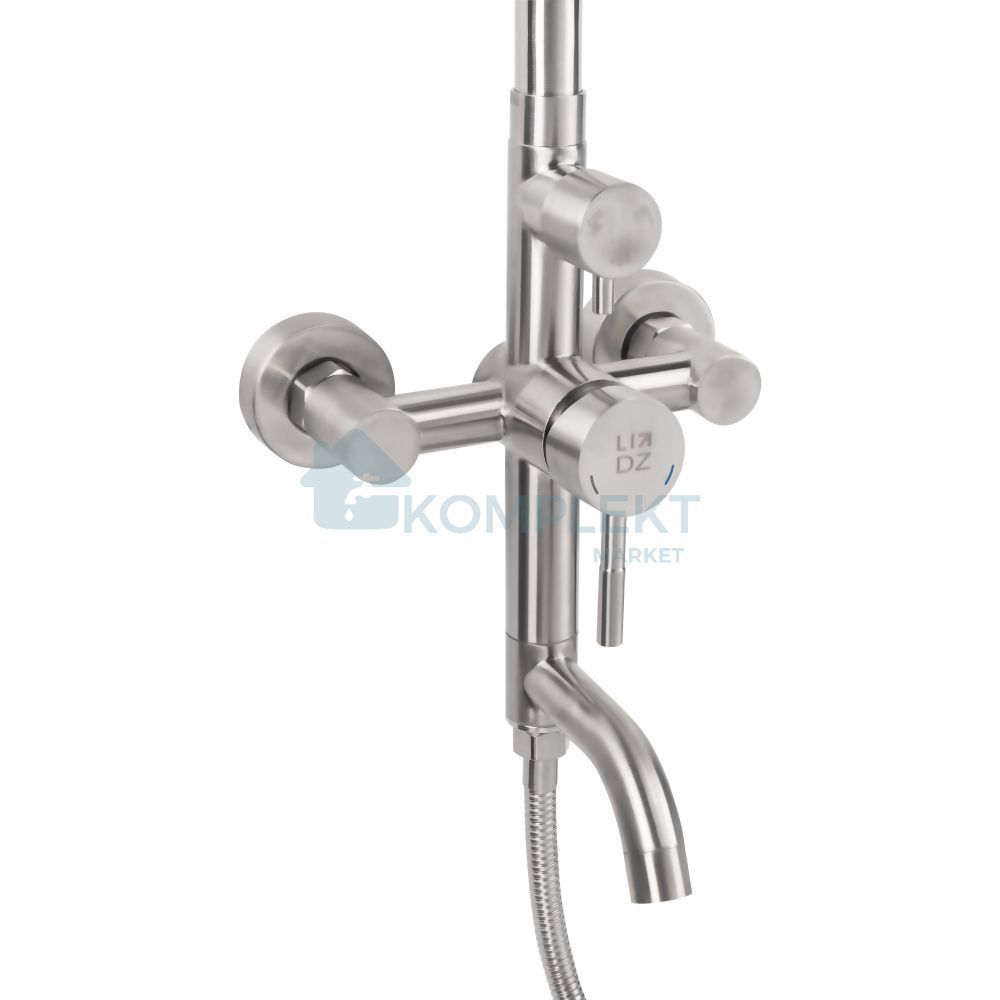 Душова система Lidz Aria 1030 Nickel (LDARI1030NKS34932) з нержавіючої сталі