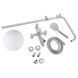 Душова система Lidz Aria 1030 Nickel (LDARI1030NKS34932) з нержавіючої сталі