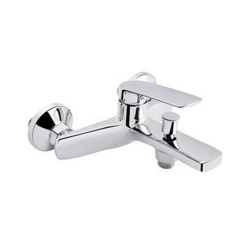 Змішувач Qtap Kralovice 3029103DC для ванни латунний з коротким виливом